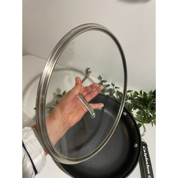 Calphalon Contemporary Hard-Anodized Aluminum Nonstick Cookware, Everyday Pan,12 - Picture 5 of 11